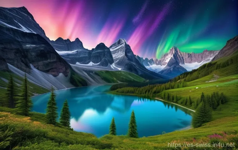 스위스와 헐리우드 영화 배경 비교 - **Prompt:** A majestic, panoramic view of the Swiss Alps, centered on the iconic Piz Gloria revolvin... 스위스와 헐리우드 영화 배경 비교 - **Prompt:** A majestic, panoramic view of the Swiss Alps, centered on the iconic Piz Gloria revolvin...