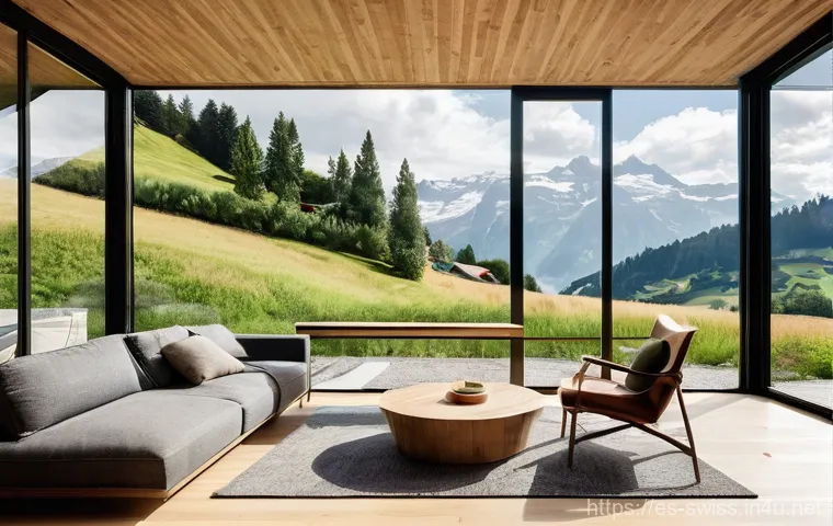 스위스 건축 양식과 대표 건물 - **Prompt:** "A breathtaking modern architectural marvel seamlessly integrated into the rugged terrai... 스위스 건축 양식과 대표 건물 - **Prompt:** "A breathtaking modern architectural marvel seamlessly integrated into the rugged terrai...